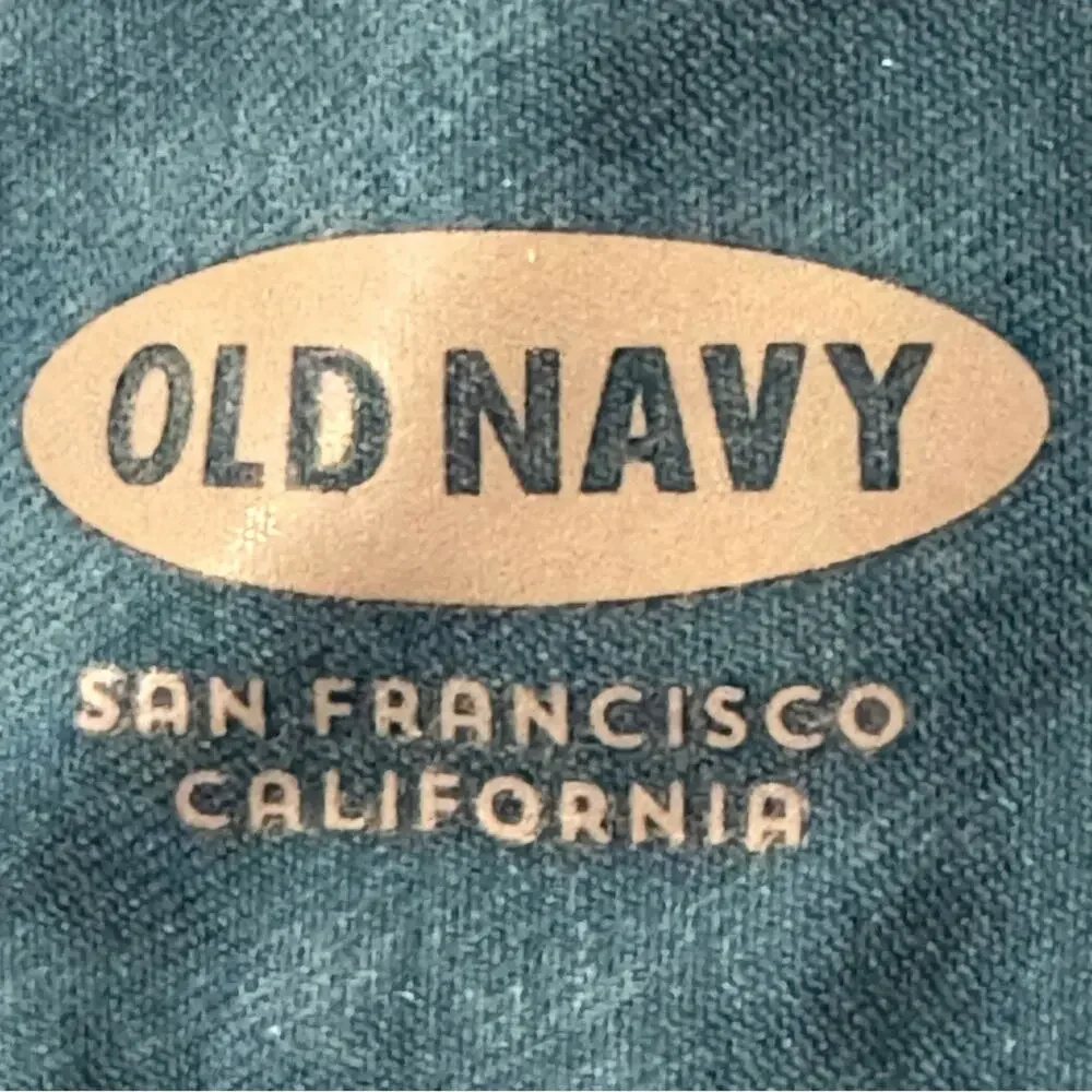Old Navy teal green men's board shorts swim trunks size medium M  b46